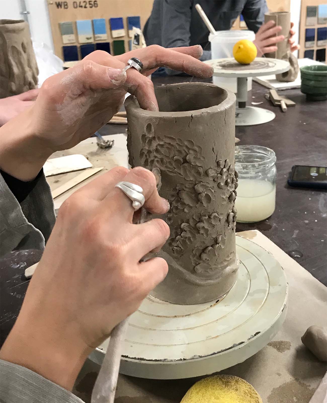 Engelsholm Højskole keramik drejning